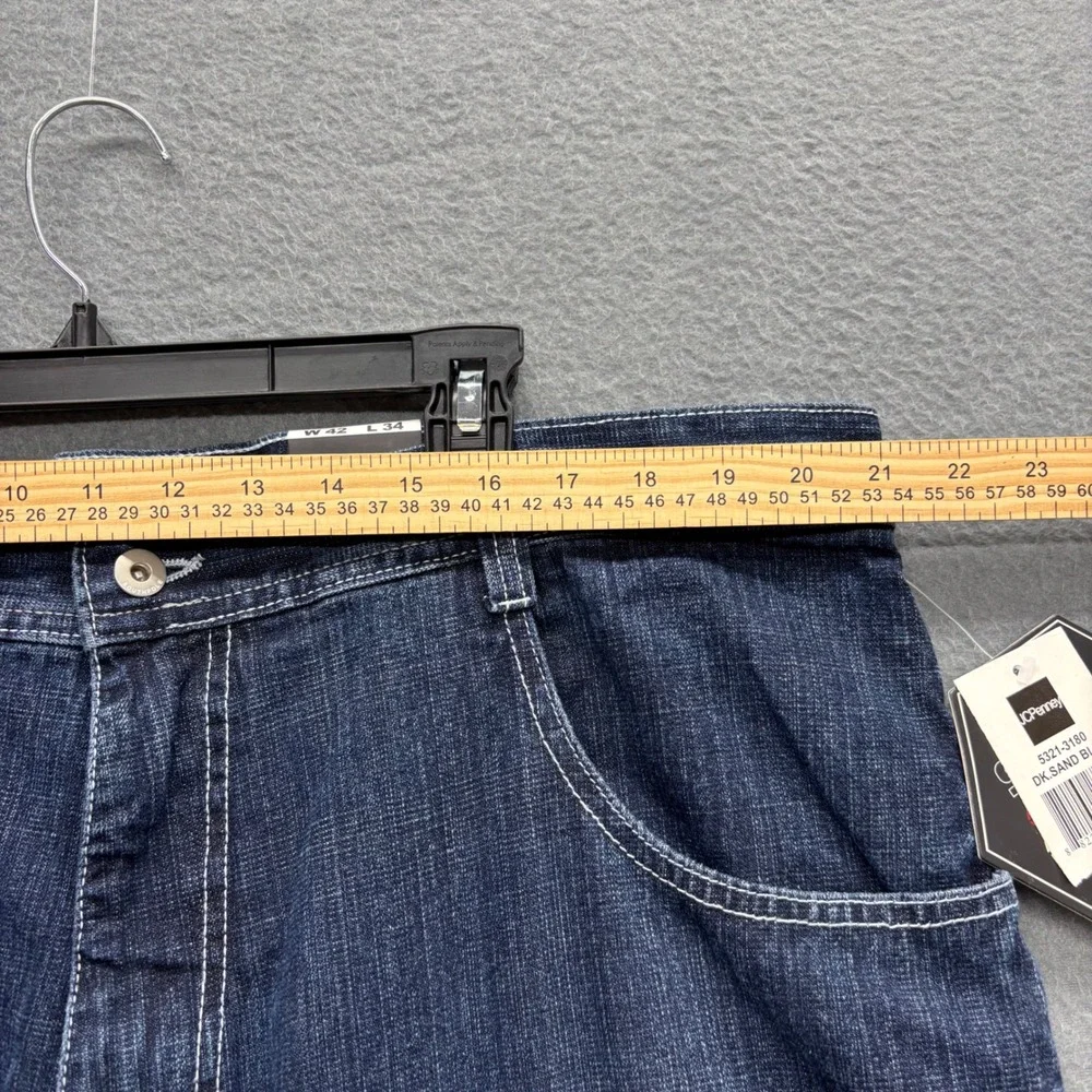 Southpole Mens Red Tab Baggy Jeans 42x34 (Actual 42x33) Y2K Streetwear Deadstock